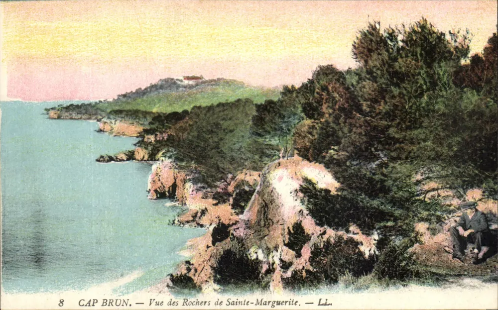 Cap Brun — Ansicht der Felsen von Sainte-Marguerite — LL. — n°8 - Vorderseite