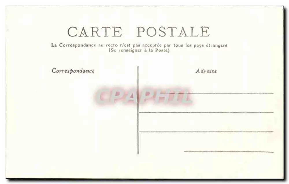 Interior de Saint-Nizier — Lyon — Editor J. Leclerc, n° 258 - Verso