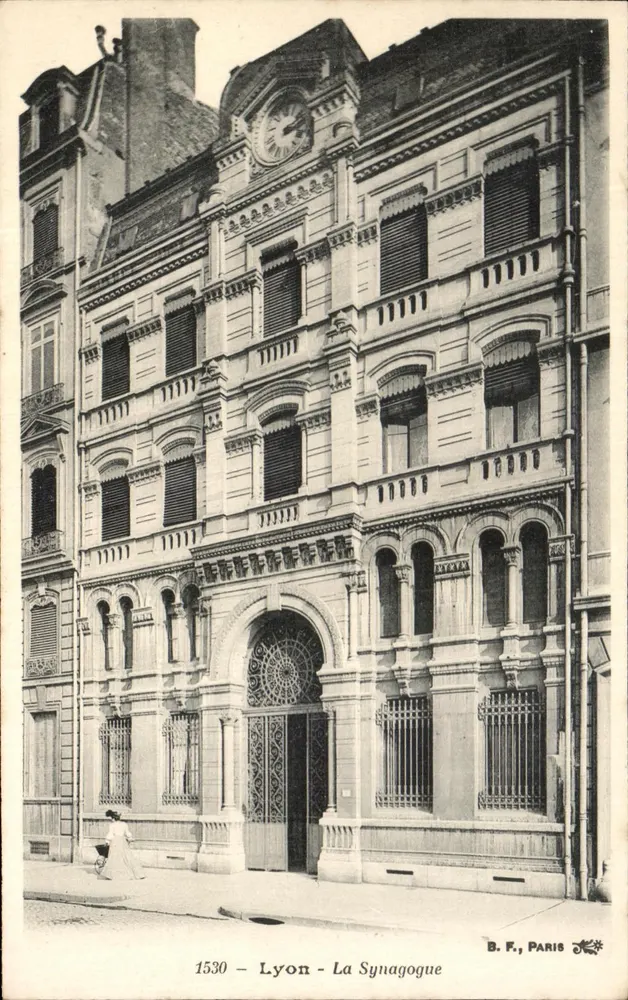 Lyon - A Sinagoga — B.F., Paris, n°1530 - Frente