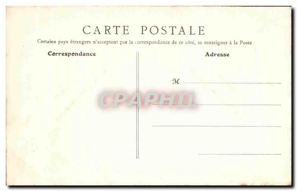 Lyon - A Sinagoga — B.F., Paris, n°1530 - Verso