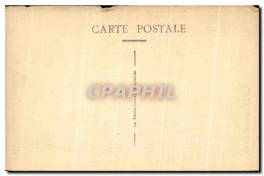 Pontarlier — L'Église et la Place St-Bénigne — Éditeur : Ed. Faurre-Verny Pontarlier - Rückseite