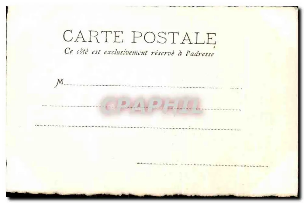 Blarrritz — A Grande Praia com Mar Baixo — Coleção A. Rapin - Verso
