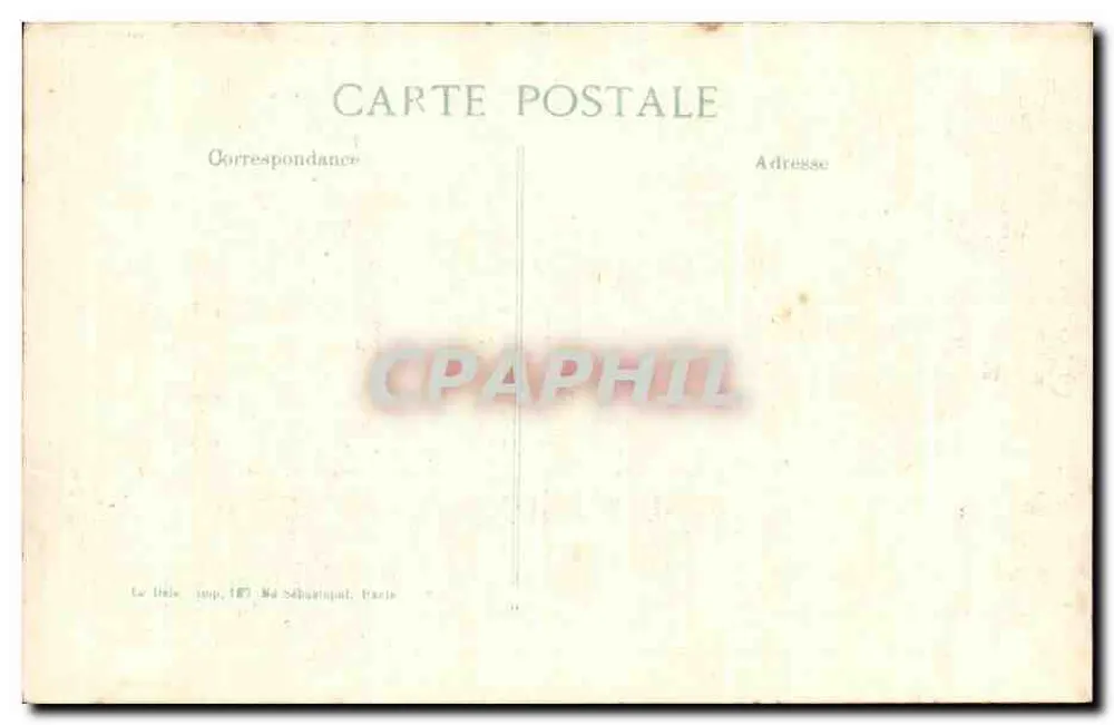 Reims — Rue Saint Jacques nach dem Bombenangriff — E.P.D. 17. Serie - Rückseite