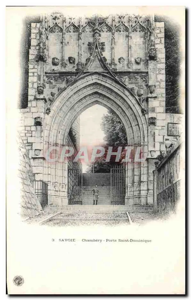 Chambéry - Tor Saint-Dominique — SAVOIE — Sammlung des Touring-Club de France - Vorderseite