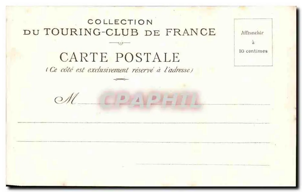 Chambéry - Tor Saint-Dominique — SAVOIE — Sammlung des Touring-Club de France - Rückseite