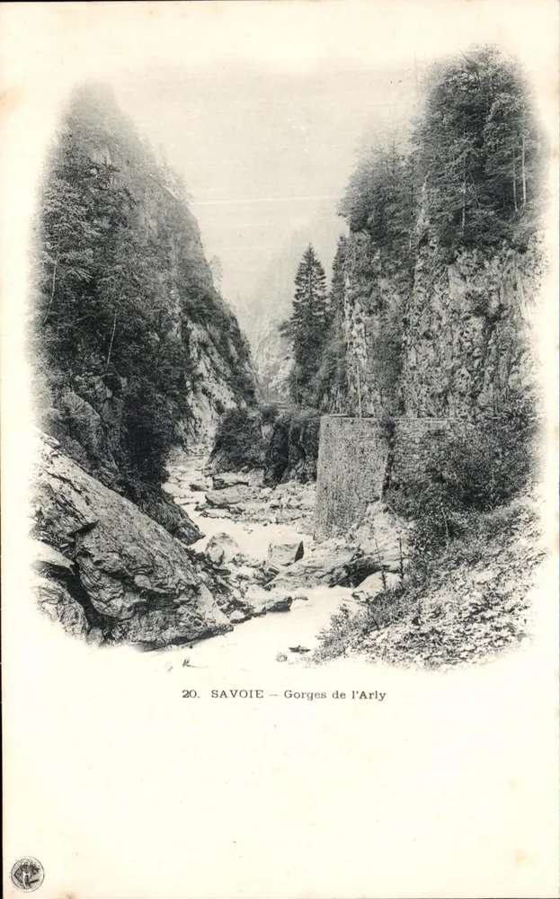 Gorges do Arly — Savoie — Coleção do Touring-Club da França, n°20 - Frente