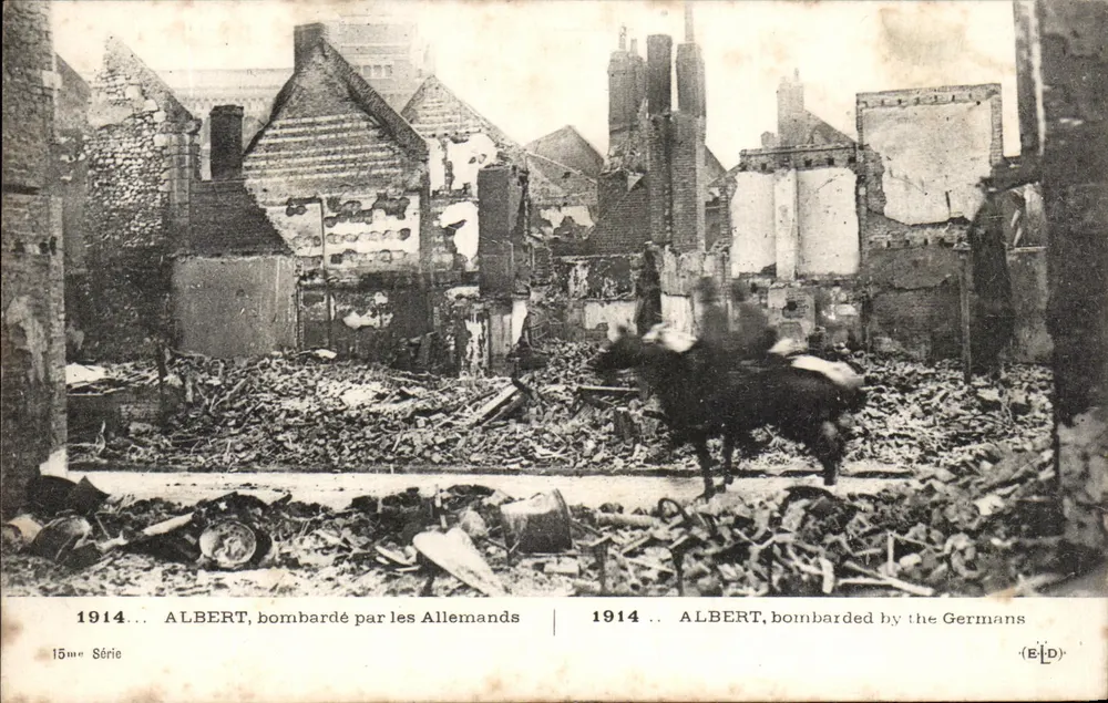 Albert — von den Deutschen bombardiert — 15. Serie, Ausgabe ELD - Vorderseite