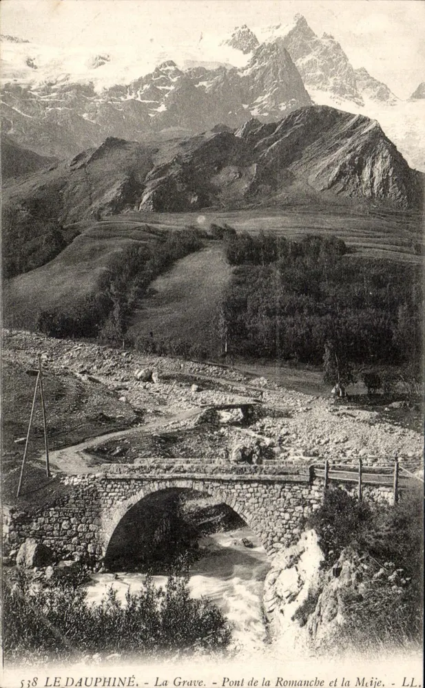 La Grave - Brücke über die Romanche und die Meije - LE DAUPHINÉ - Vorderseite