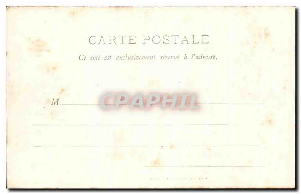 Miage-les-Bains — Visão do castelo e do parque — Fototipia A. Bourgref e Cie - Verso