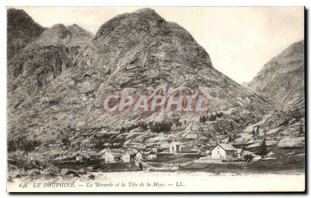 Dauphiné — La Bîrarde und die Tête de la Meye — LL. 646 - Vorderseite