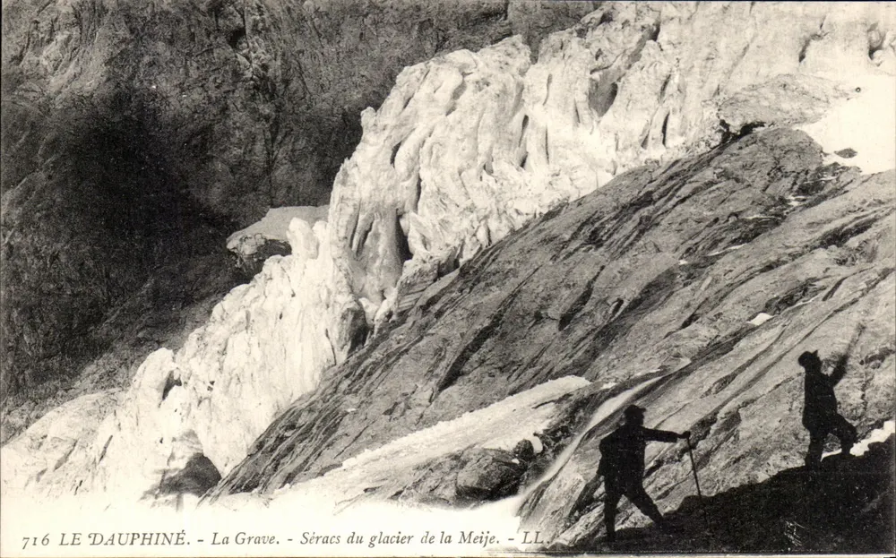 La Grave - Séracs des Gletschers Meije - LL. - 716 LE DAUPHINÉ - Vorderseite