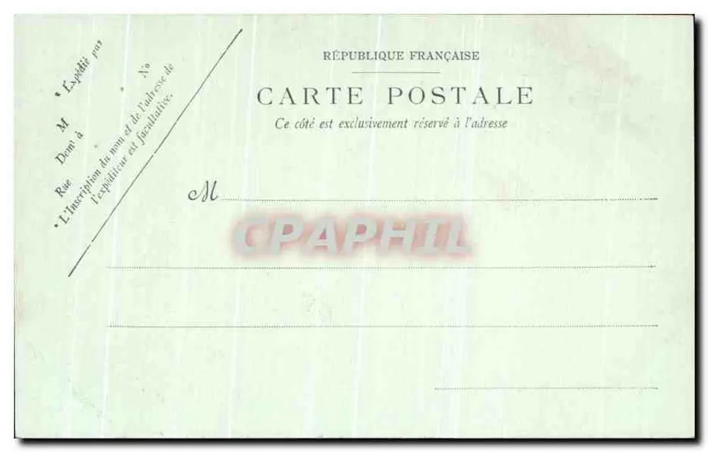 Tarjeta postal antigua Massif de L'Oisans Tunnel du Grand Clos - Reverso