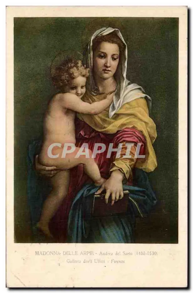 Madonna delle Arpie — Andrea del Sarto (1486-1530) — Galleria degli Uffizi - Florenz - Vorderseite