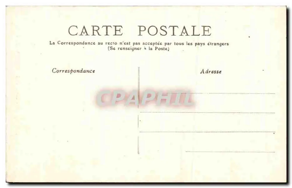 La Rochelle — Eingang zum Rathaus — L. C. n° 289 - Rückseite