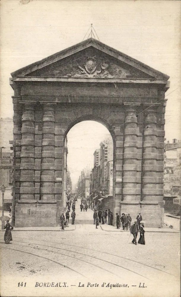 Bordeaux — A Porta de Aquitânia — LL. n°141 - Frente
