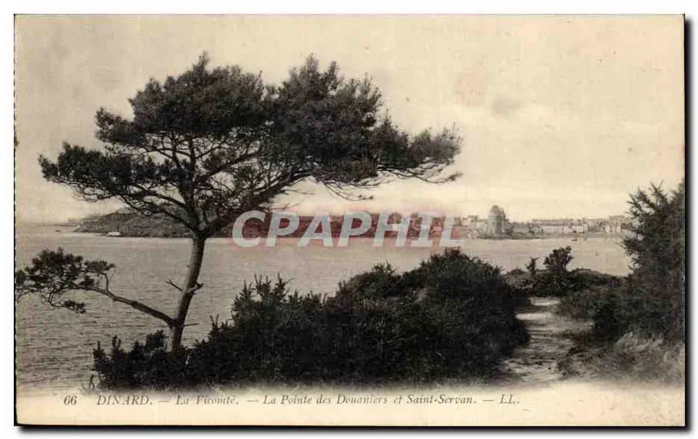 Dinard — La Pitomie — A Ponta dos Alfandegários e Saint-Servan — LL. - Frente