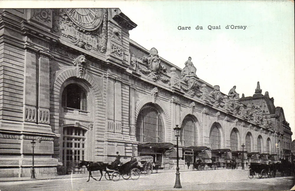Estação do Quai d'Orsay — Paris — editor desconhecido, número de série não visível - Frente