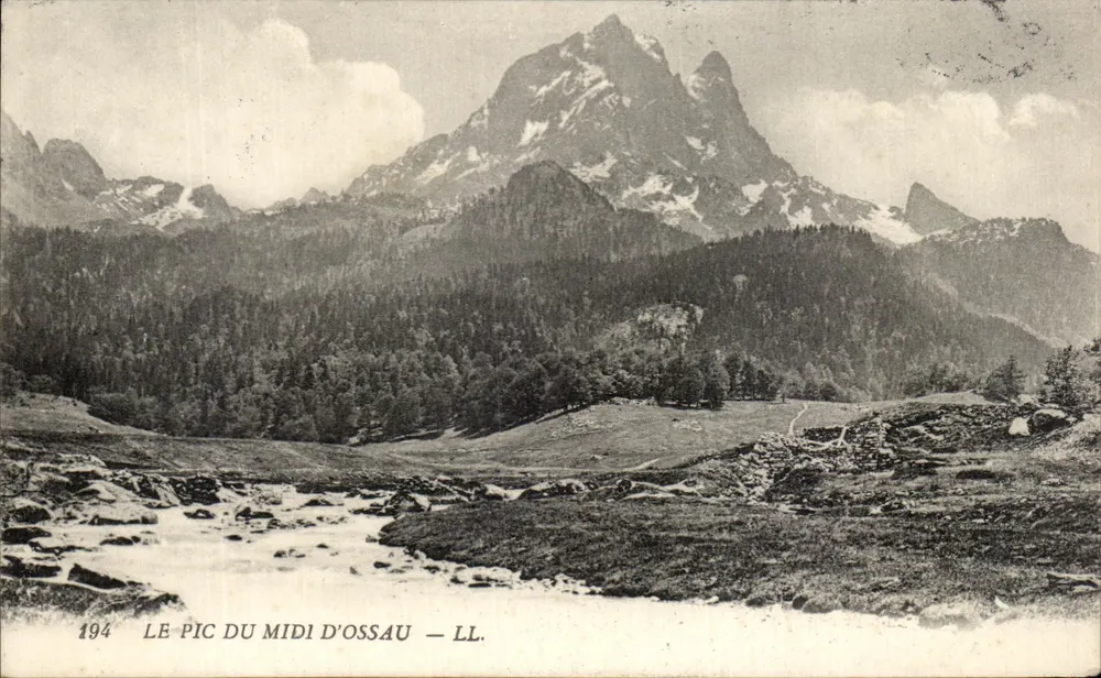 O Pic du Midi d'Ossau — LL. — n°194 - Frente