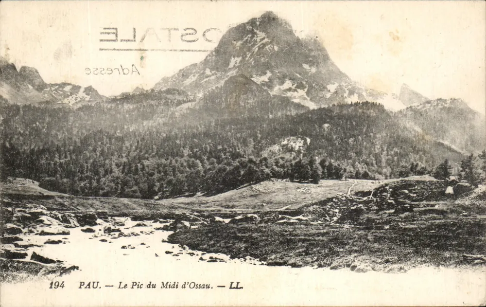 O Pic du Midi d'Ossau — Pau — LL — 194 - Frente