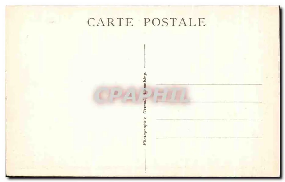 Allevard-les-Bains (Isère) — Route von Pontcharra-sur-Bréda nach Allevard — Die Schluchten des Bréda - Rückseite