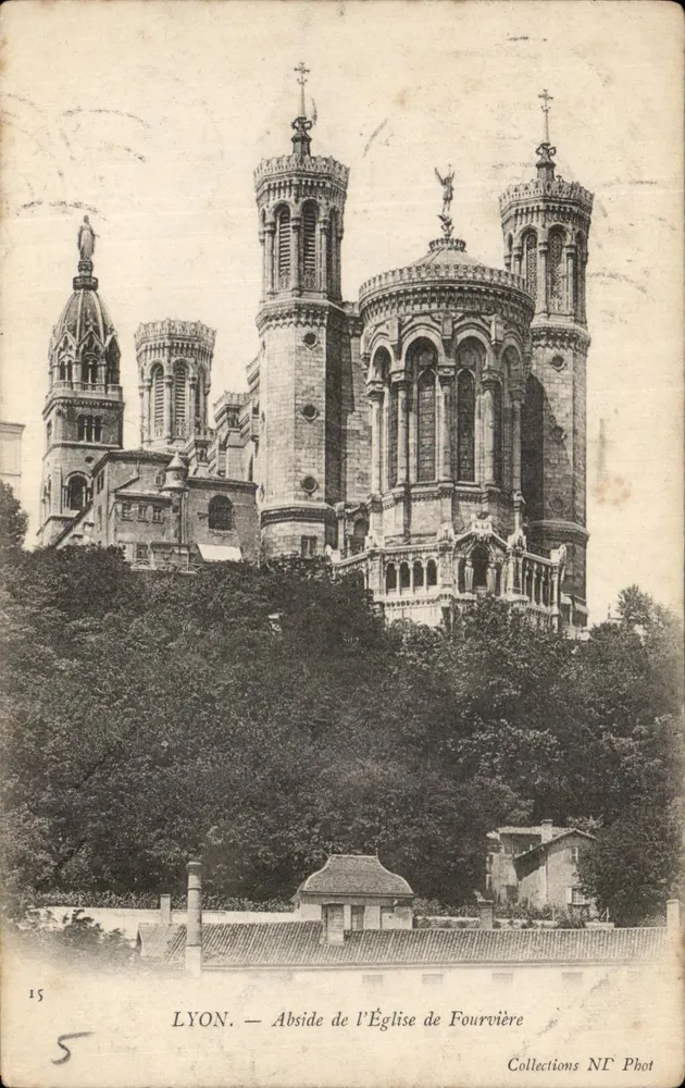 LYON — Abside da Igreja de Fourvière — Collections NG Phot, n°15 - Frente