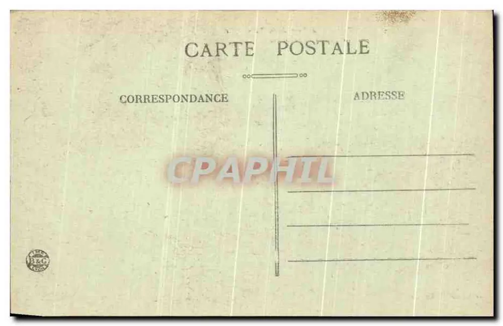 LYON — Der Park der Tête-d'Or — Das Chalet der Wächter — B&G - Rückseite