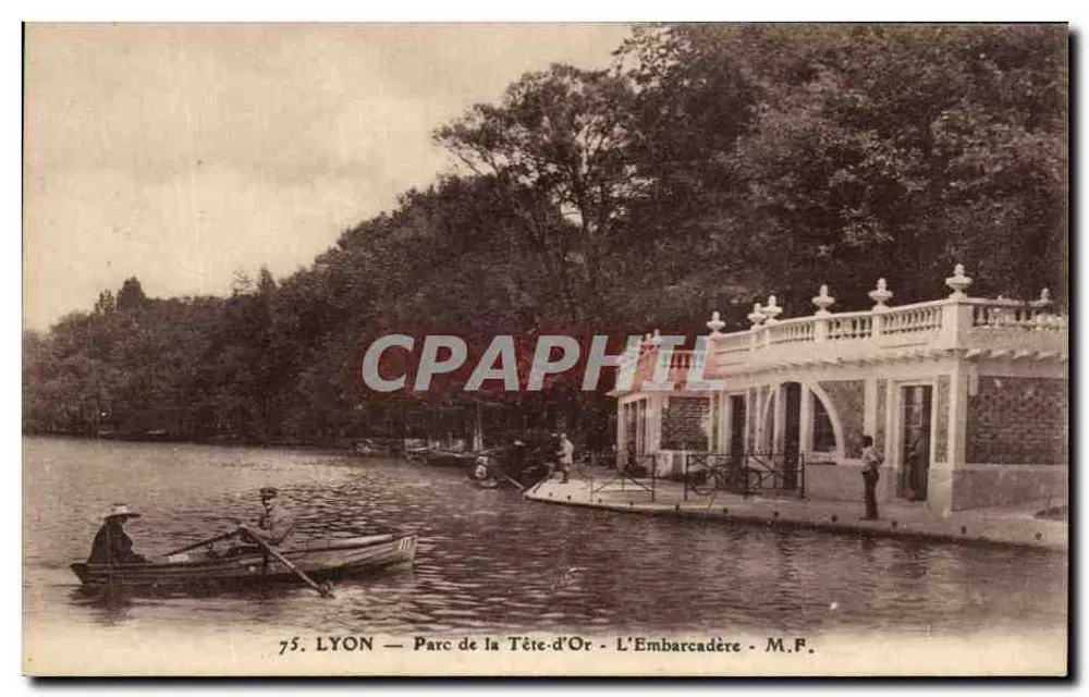 LYON — Park des Tête-d'Or — Die Embarkation — M.F. - Vorderseite