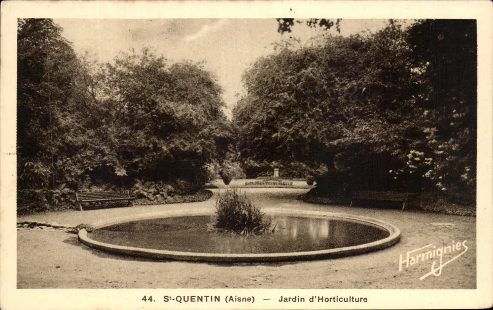 St-Quentin (Aisne) — Jardim de Horticultura — Harmignies - Frente