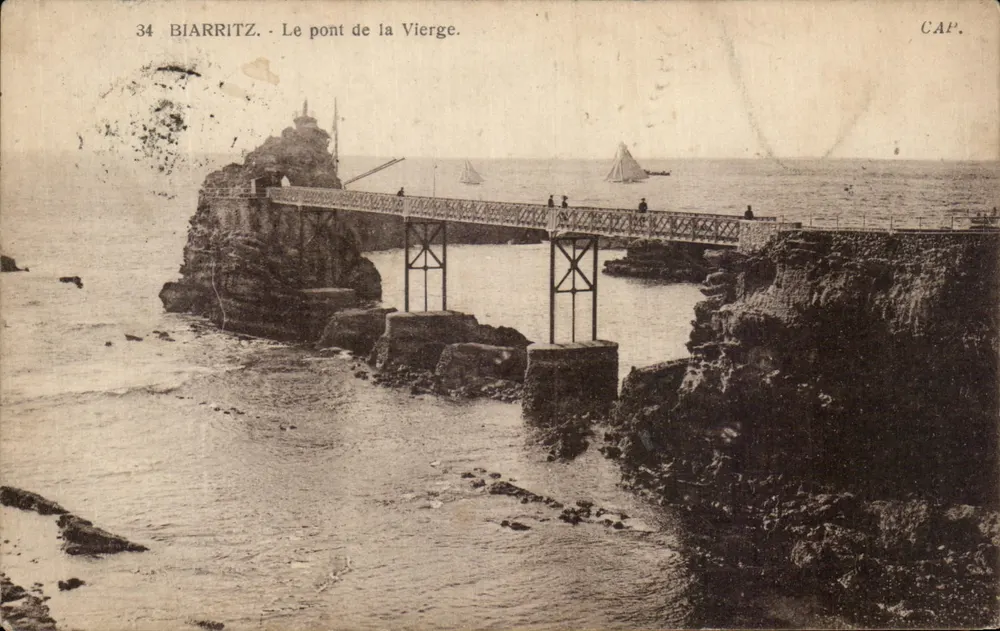 Biarritz - O ponte da Virgem — CAP, n°34 - Frente