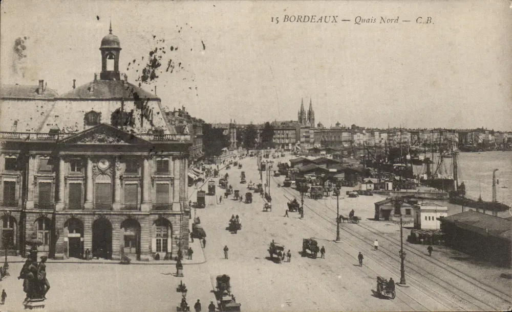 Bordeaux — Quais do Norte — C.B. - Frente