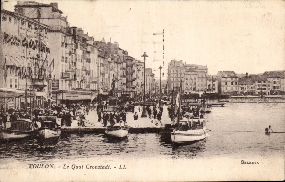 Toulon - Der Quai Cronstadt — Selecta LL - Vorderseite