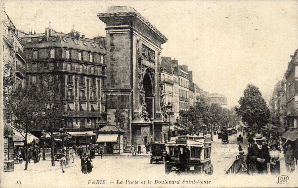 Paris — A Porta e os Boulevards Saint-Denis — JND Hot, n°15 - Frente