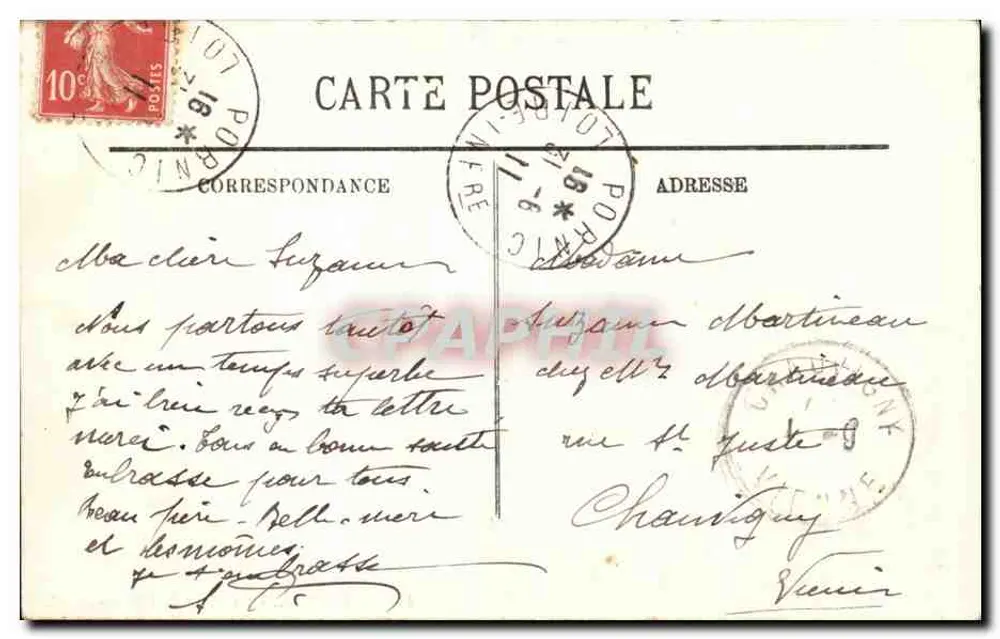 Pornic - A Praia do Castelo — LL. n°14 - Verso