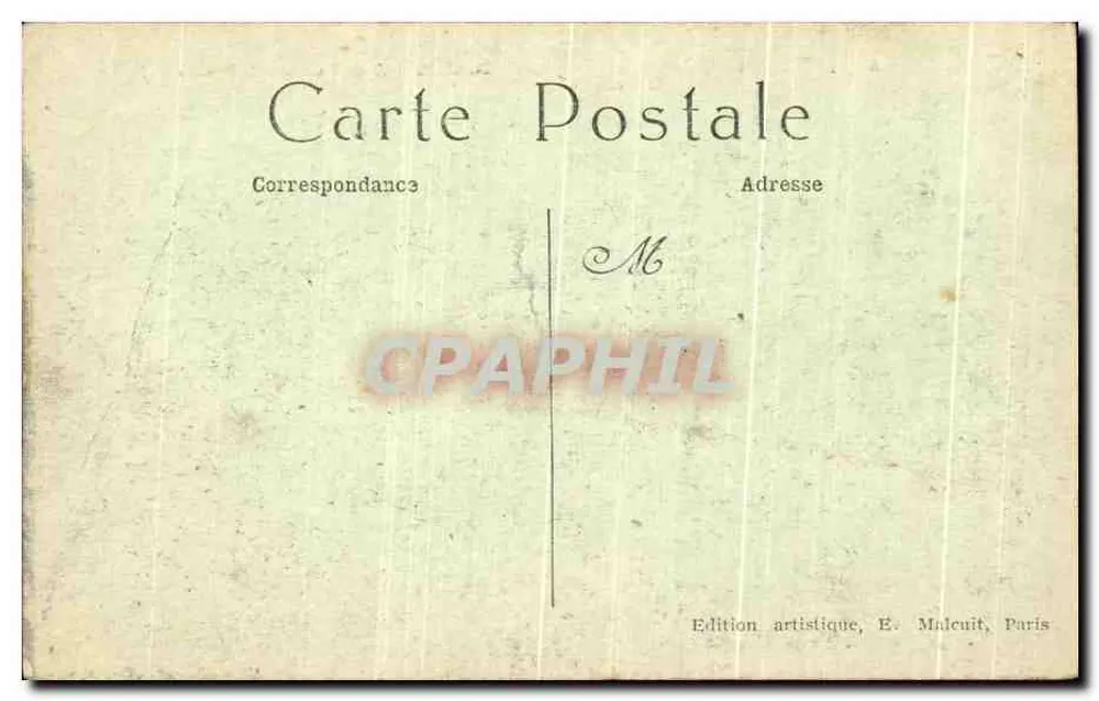 Paris — Boulevard et Porte Saint-Denis — E. M. (n° 5027) - Verso