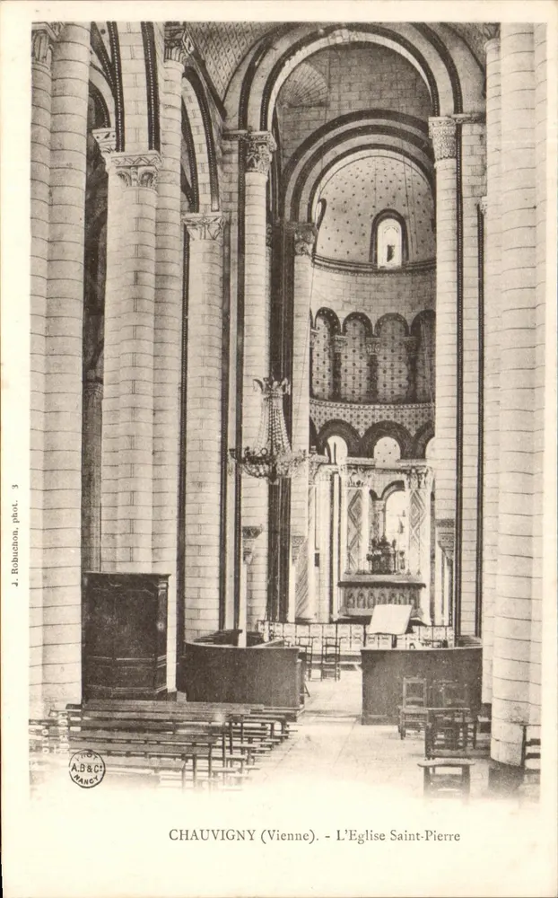 Chauvigny (Vienne) - De Kerk van Sint Pieter — J. Rubuchon, fot. A.B.&C. Mancy - Voorkant