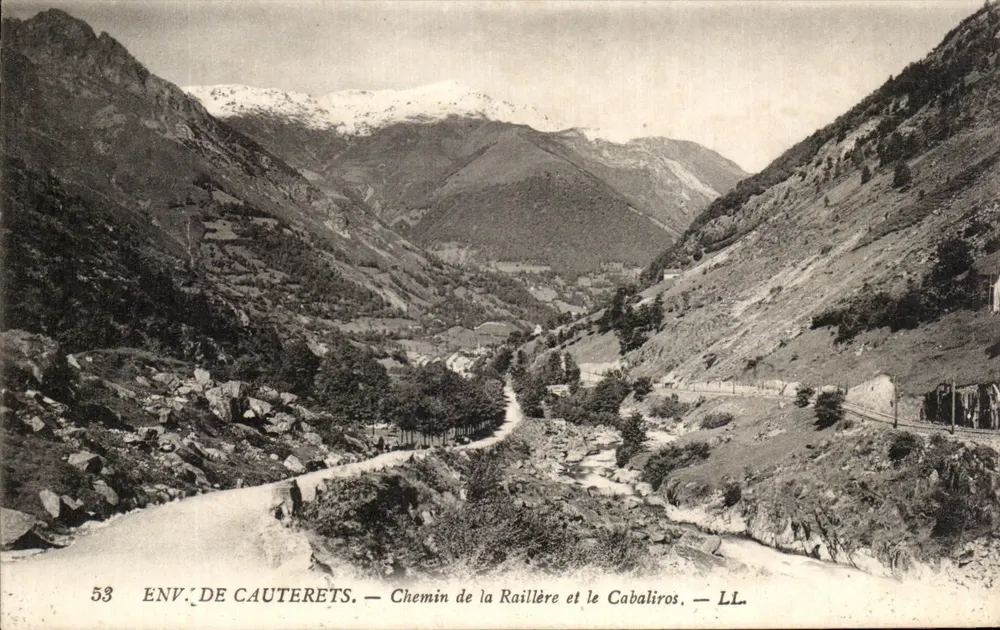 Umgebung von Cauterets — Weg der Raillère und Cabaliros — LL - Vorderseite