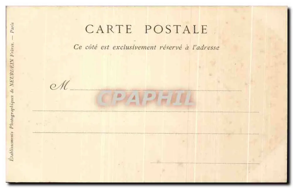 Angers — O Hotel de Ville — Collections ND Phot - Verso