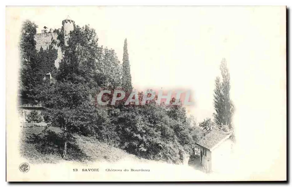Castelo do Bourdeau — Savoie — Coleção do Touring-Club da França - Frente