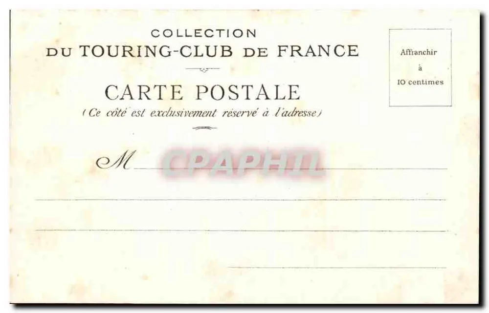 Chambéry — Castelo — SAVOIE — Coleção do Touring-Club da França - Verso