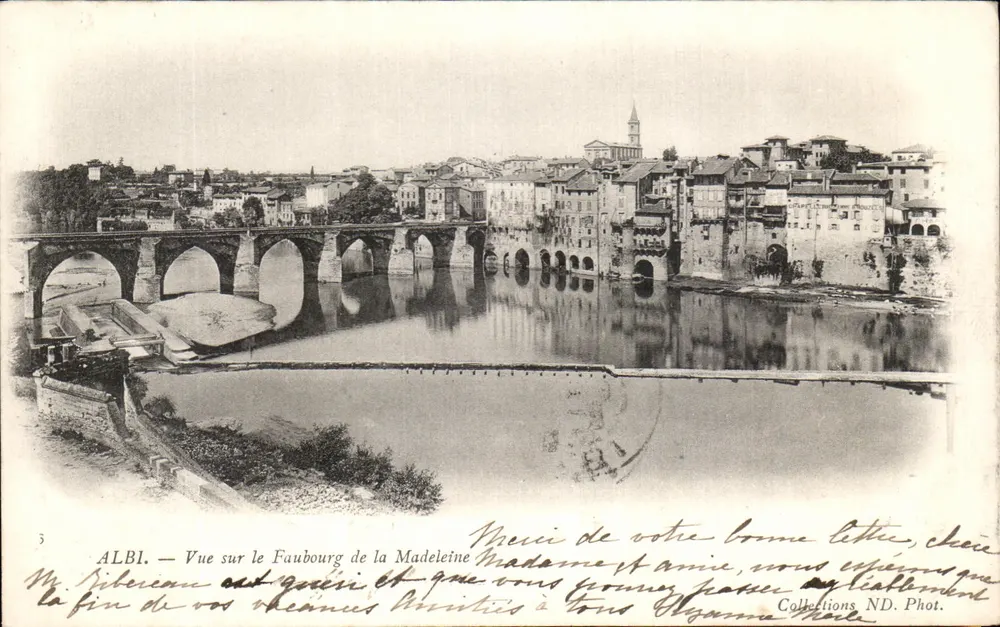 Albi — Ansicht des Faubourgs de la Madeleine — Collections ND. Phot. - Vorderseite