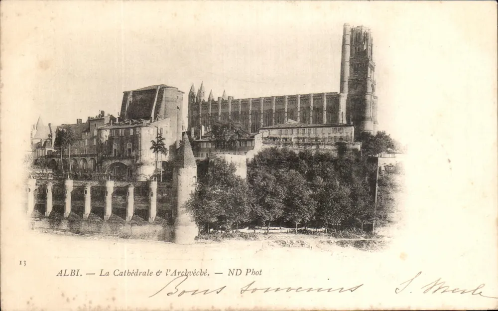 Albi — La Cattedrale & l'Arcivescovato — ND Phot - Recto
