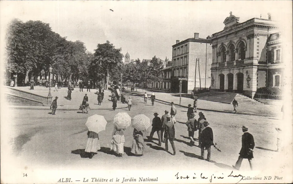 ALBI — Das Theater und der Nationalgarten — ND Phot - Vorderseite