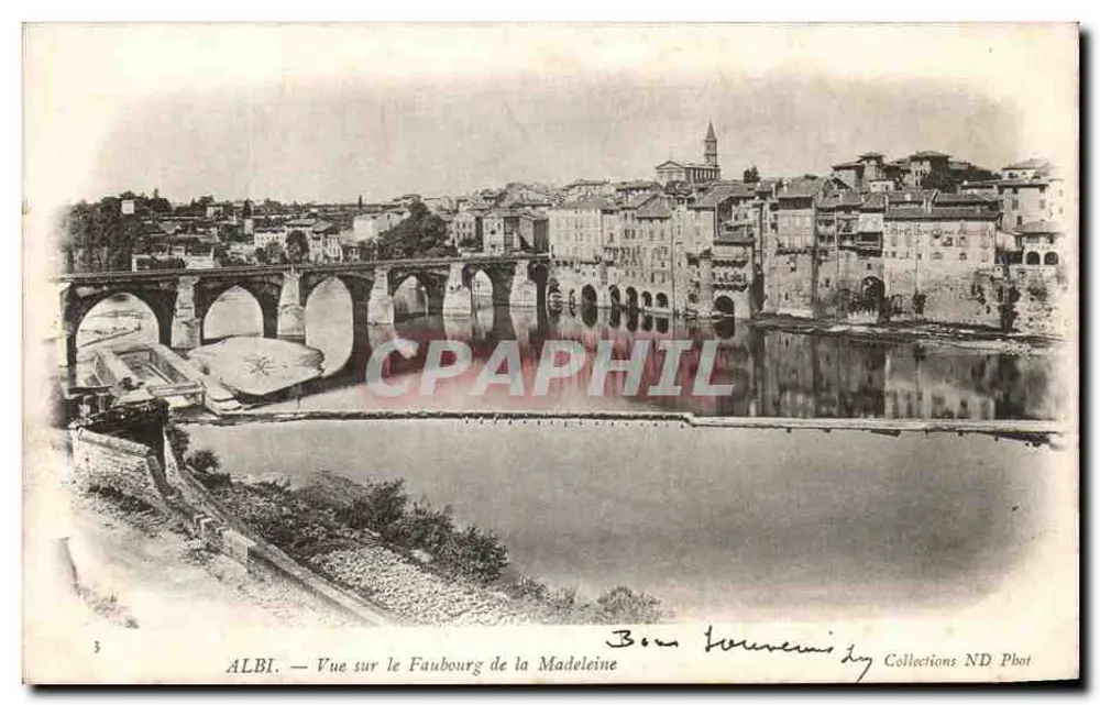 Albi — Ansicht des Faubourgs de la Madeleine — Bonnevenni & Collections ND Phot - Vorderseite