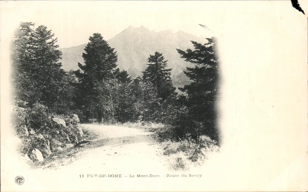 Le Mont-Dore — Route du Sancy — éditeur PUV-DE-DOME, n°11 - Frente