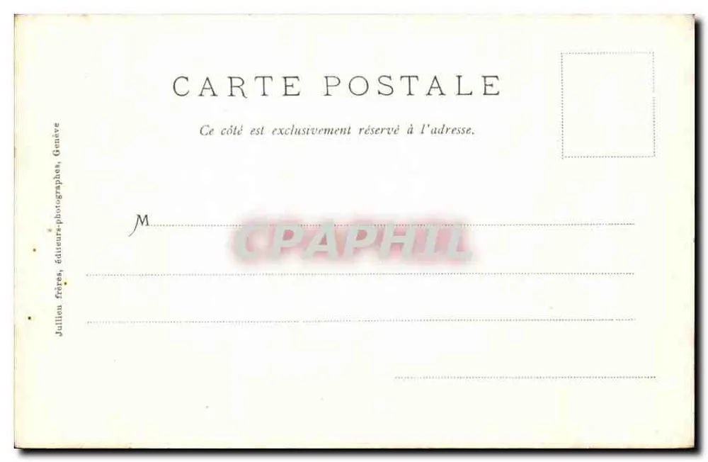 Souterrâneo de Chillon - Sala dos Guardas — J.J. 2372 - Verso