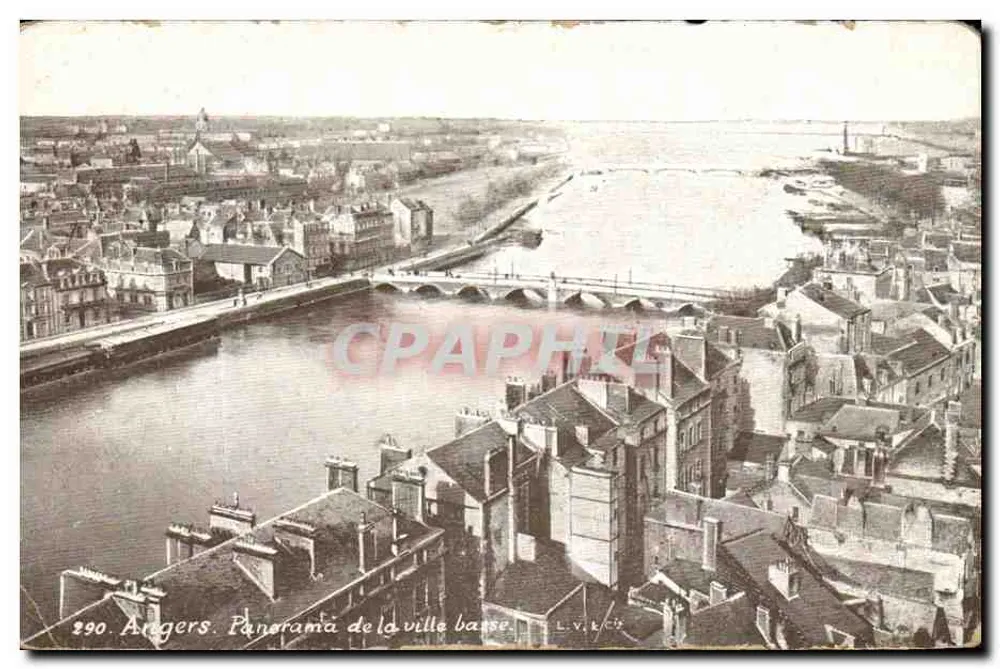 Angers — Panorama de la ville basse — L.V. & Cie, n°290 - Frente