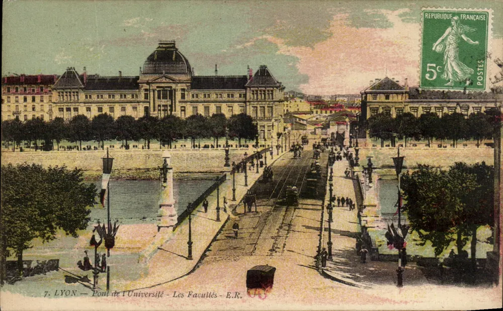 LYON — Ponte da Universidade — As Faculdades — E.R. - Frente