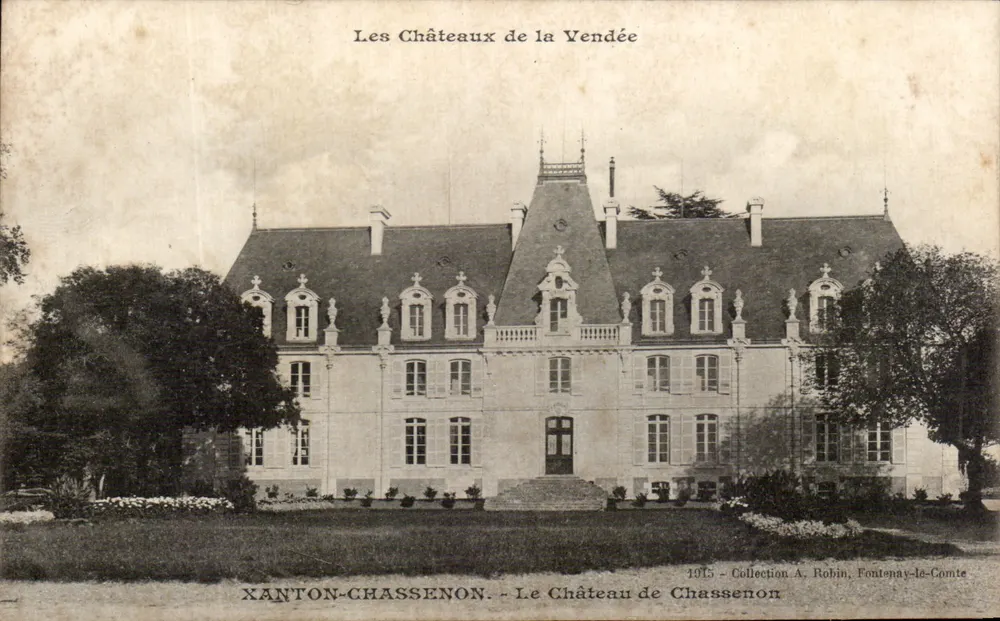 Xanton-Chassenon — Das Schloss Chassenon — Sammlung A. Robin, Fontenay-le-Comte - Vorderseite