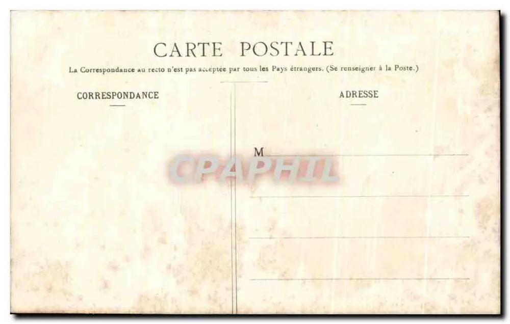 Xanton-Chassenon — Das Schloss Chassenon — Sammlung A. Robin, Fontenay-le-Comte - Rückseite