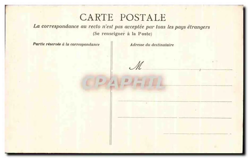 Mouilleron-le-Captif — Das moderne Schloss Beaupuy — Sammlung G. Nr. 186 - Rückseite